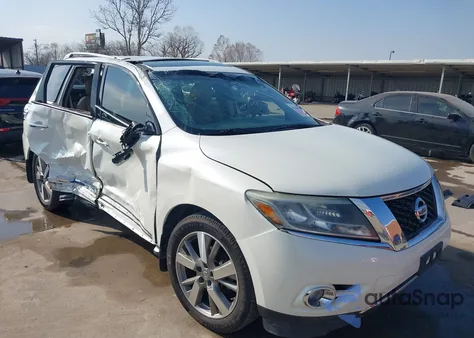 2015 Nissan Pathfinder Platinum из США, поврежденный, VIN 5N1AR2MN9FC623986